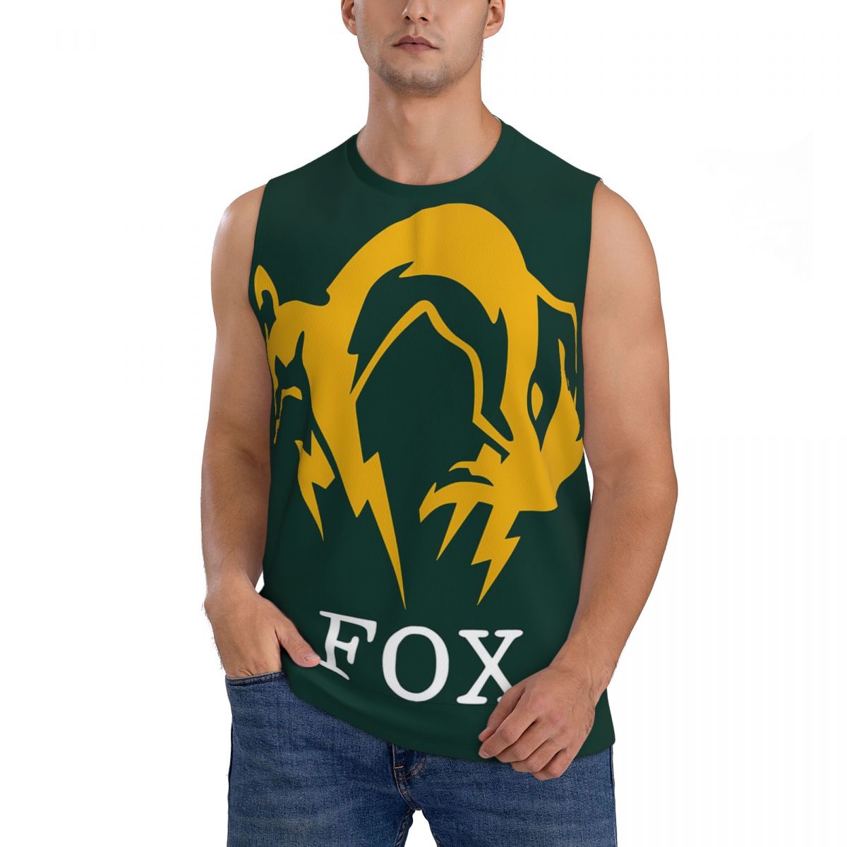 Metal Gear Solid Fox Męskie Be – Running Gear Tank recenzja i cena
